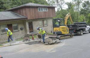 Construction begins on 8th Street